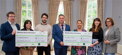 €15,000 awarded to two recipients of the Wicklow Short Film Award for 2024