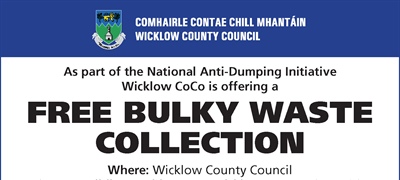 Wicklow County Council Offering a Bulky Waste Day 28th September