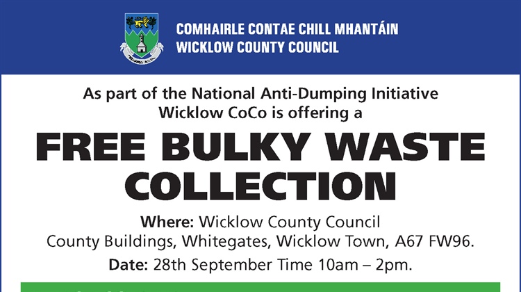 Wicklow County Council Offering a Bulky Waste Day 28th September