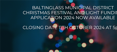 CHRISTMAS FESTIVAL AND LIGHT FUNDING APPLICATION 2024