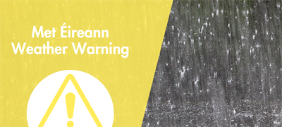 Status Yellow - Rain and wind warning for Dublin and Wicklow -Valid: 12:00 Thursday...