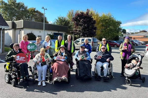 Disability Activists In Wicklow Raise Awareness For Make Way Day