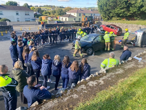 Over 250 Transition Year Students attend Road Safety Event