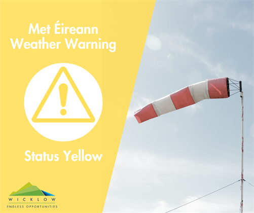 Status Yellow - Wind and Rain warning for Ireland