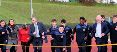 Refurbished running track and new Padel Courts at Shoreline Leisure in Greystones