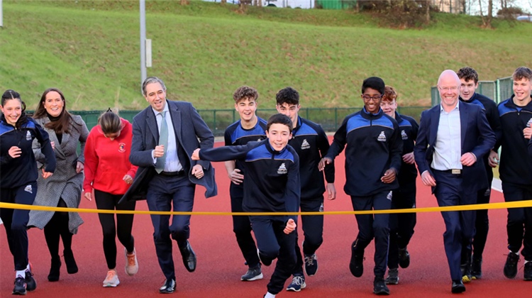 Refurbished running track and new Padel Courts at Shoreline Leisure in Greystones