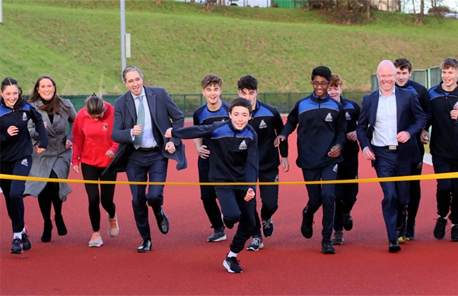 Refurbished running track and new Padel Courts at Shoreline Leisure in Greystones