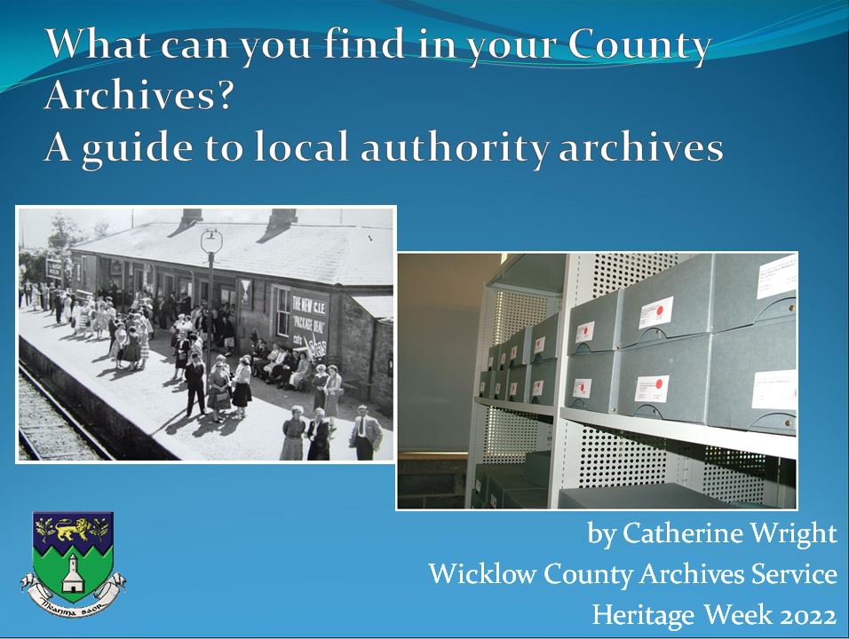 Digital presentation: What can you find in your county archives?